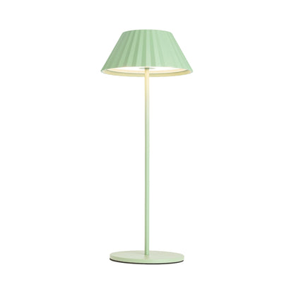 Zola LED Table Lamp in Sage Green.