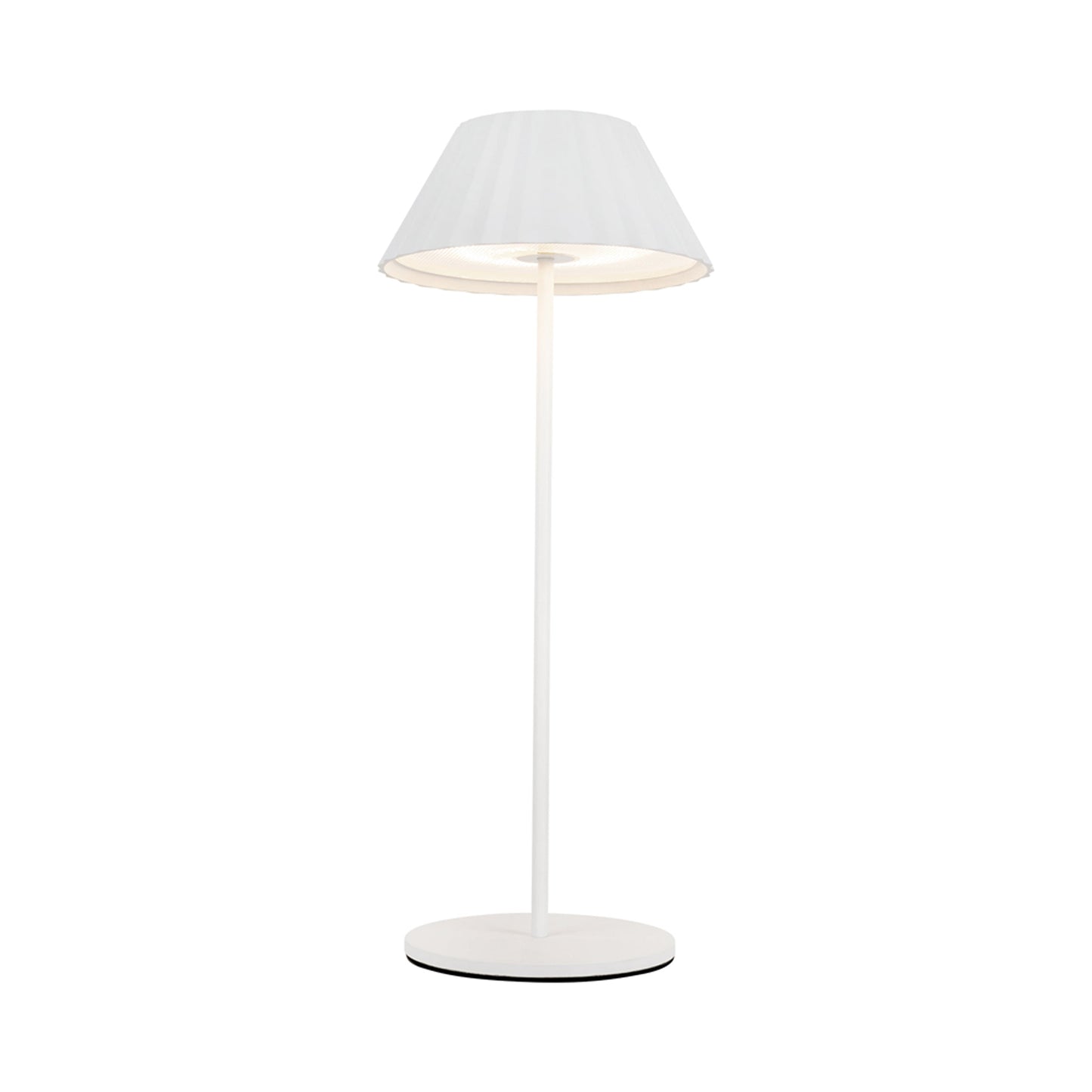 Zola LED Table Lamp in White.