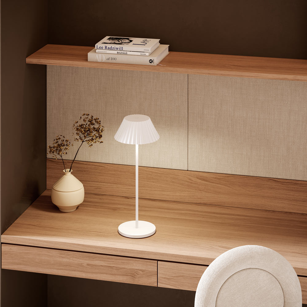 Zola LED Table Lamp in living room.