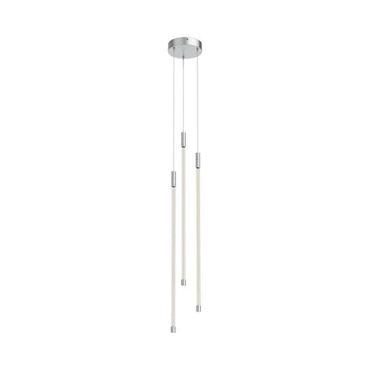 Motif 3-Light LED Pendant Light in Chrome (Large).