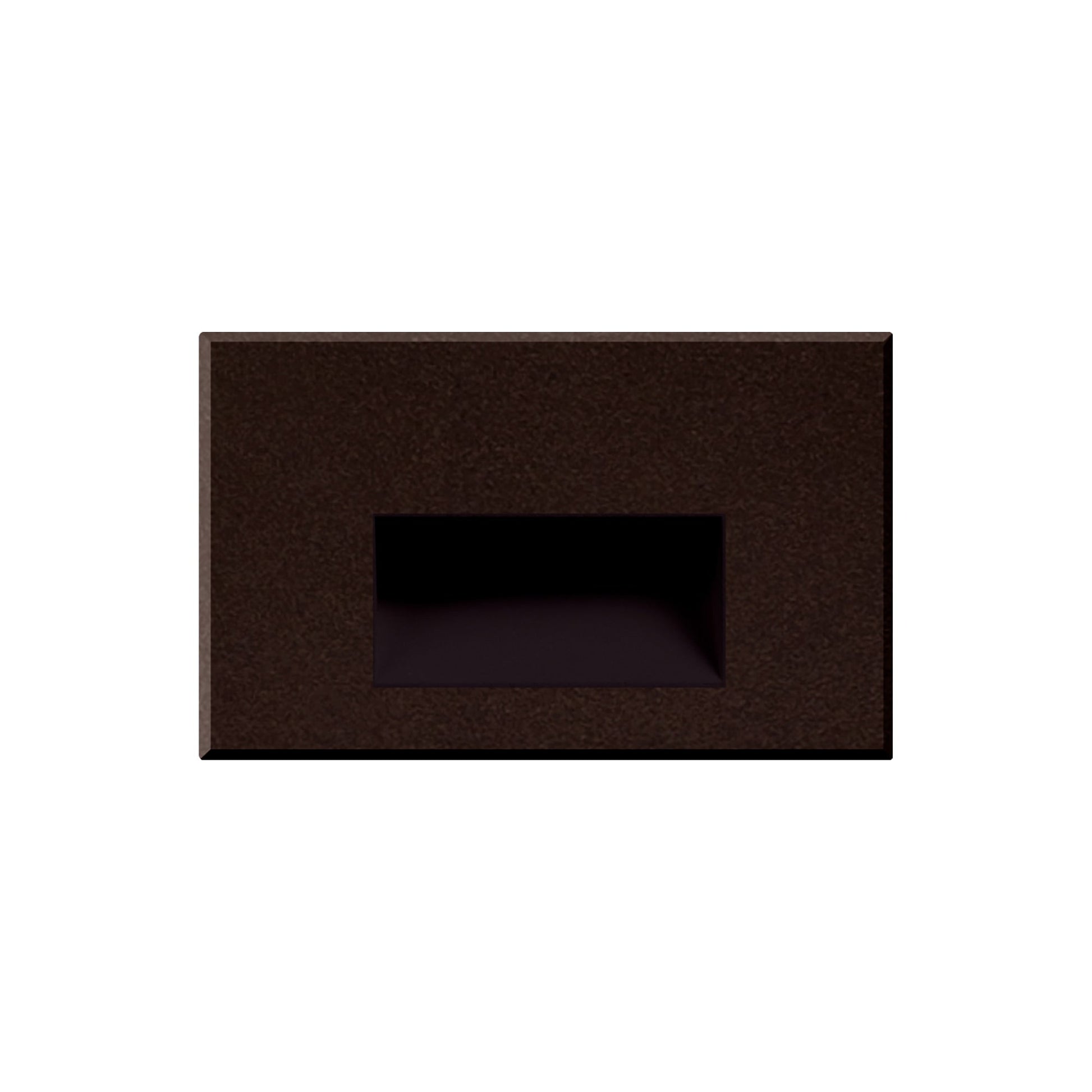 Sonic Recessed LED Step / Wall Light in Bronze.
