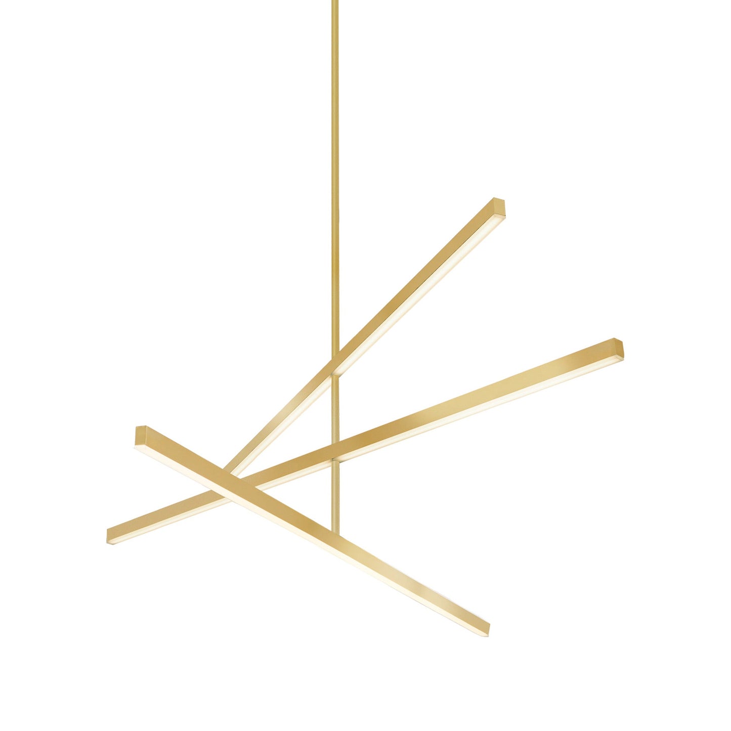 Vega LED Chandelier in Brushed Gold (Large).