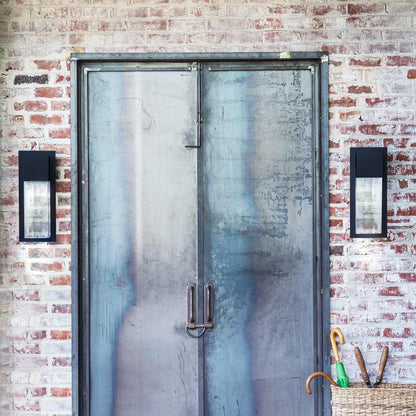 Alex LED Outdoor Wall Light in Outdoor Area.