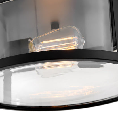 Alfie Outdoor Flush Mount Ceiling Light in Detail.