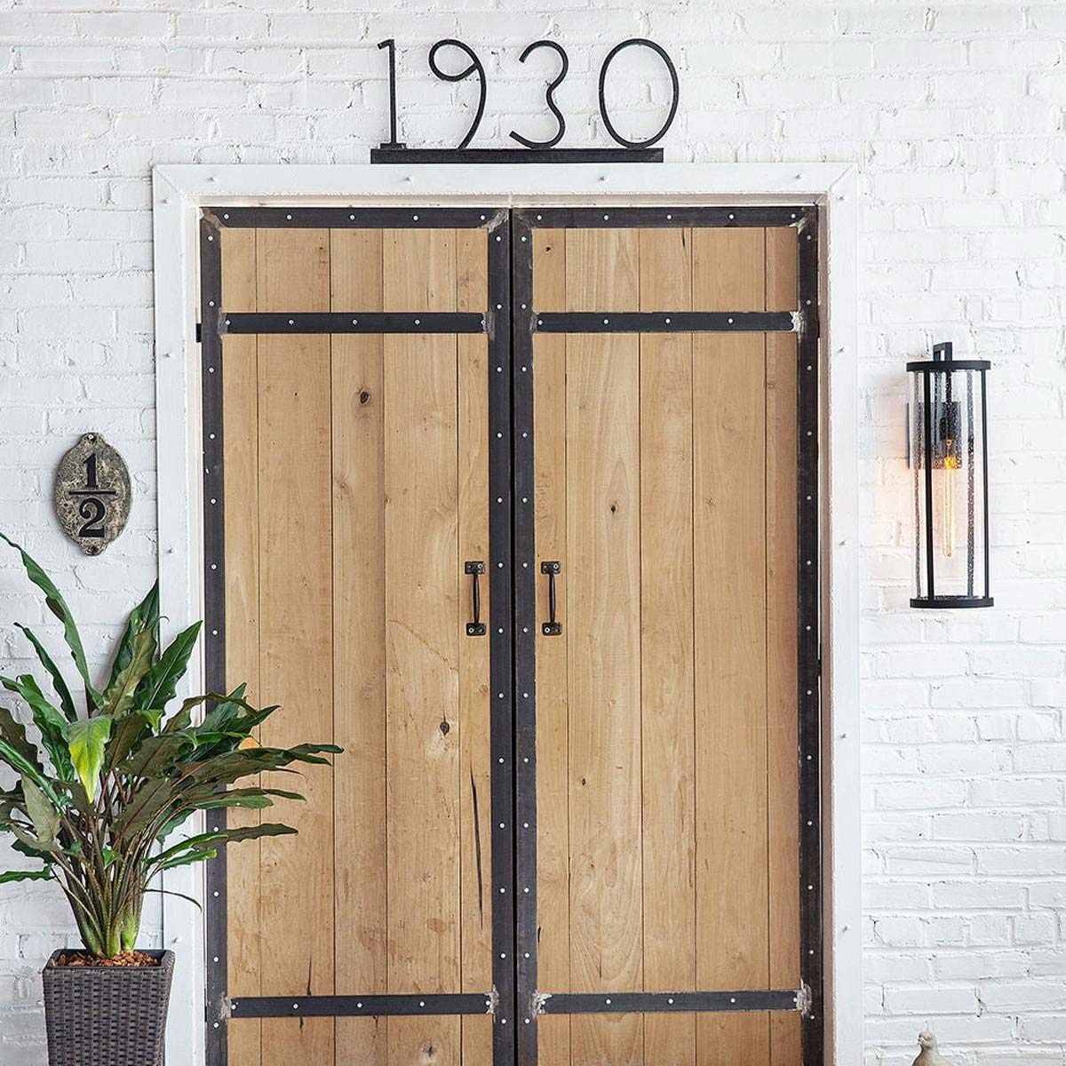 Alfie Outdoor Wall Light in Outside Area.