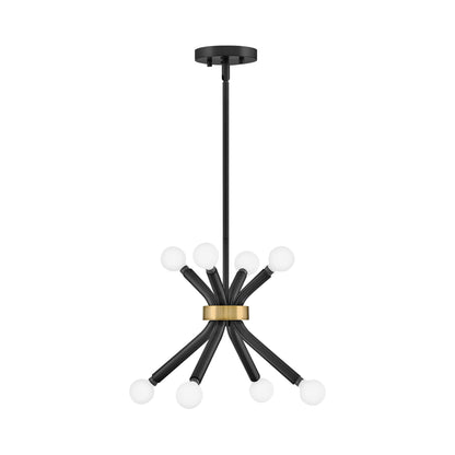 Axton Semi Flush Convertible Pendant Light in Detail.