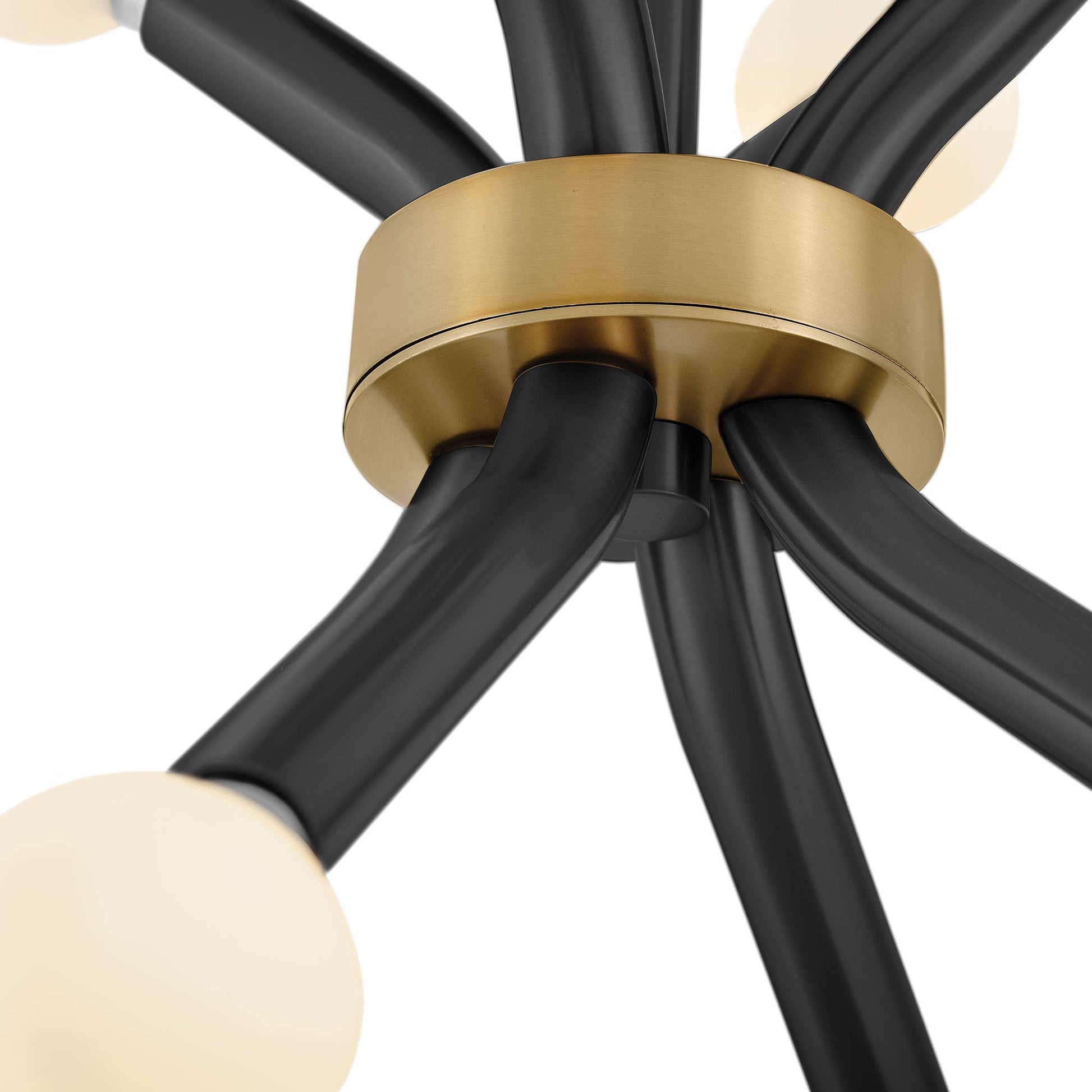 Axton Semi Flush Convertible Pendant Light in Detail.