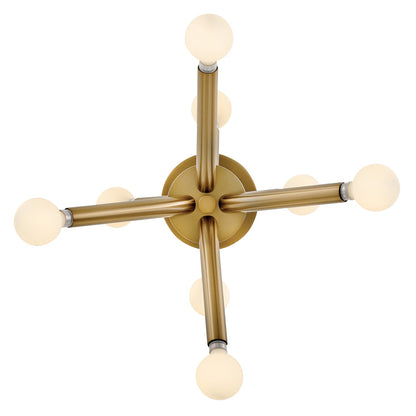 Axton Semi Flush Convertible Pendant Light in Detail.