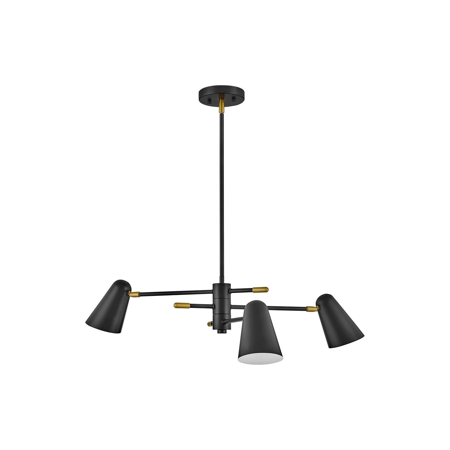 Birdie Chandelier in Black.