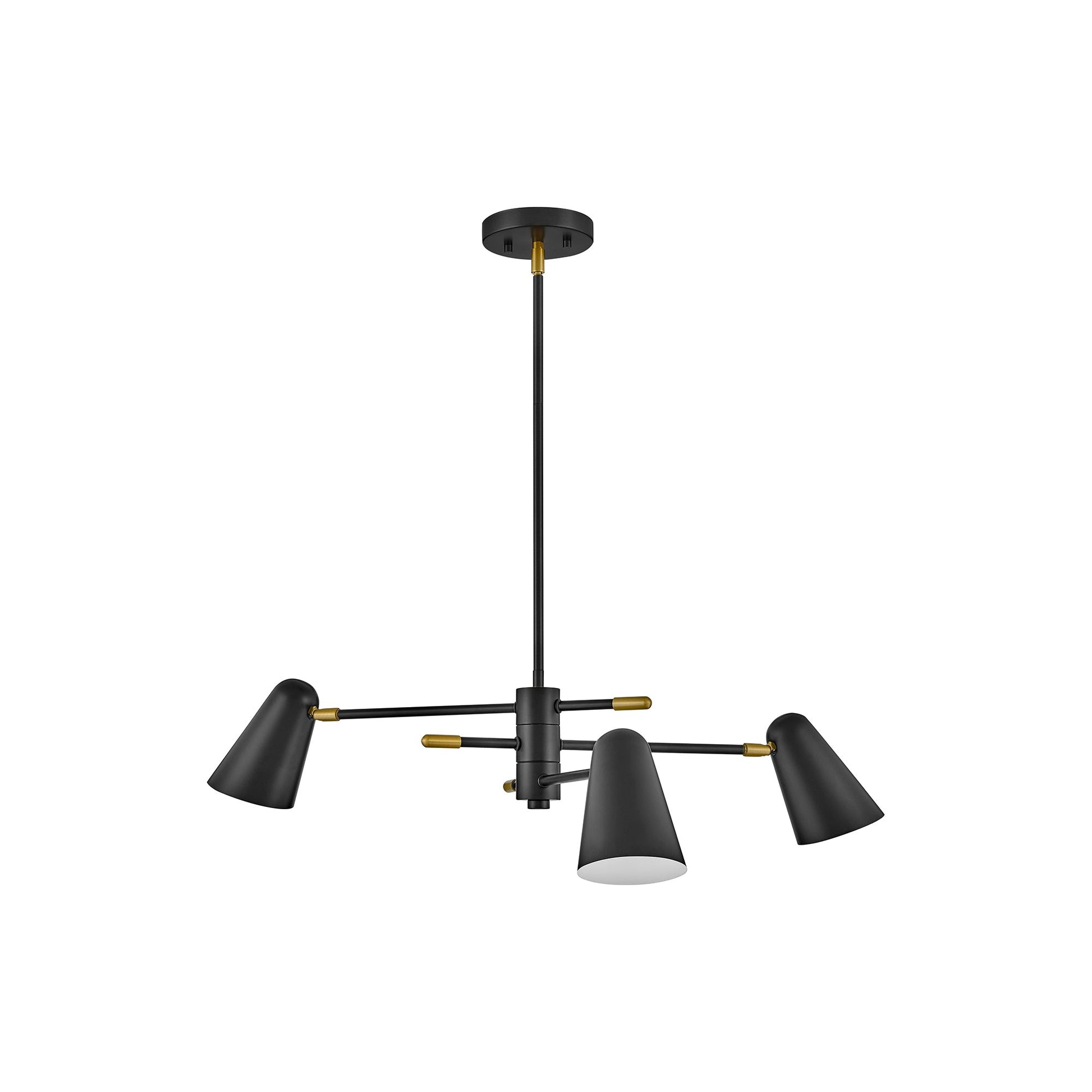 Birdie Chandelier in Black.