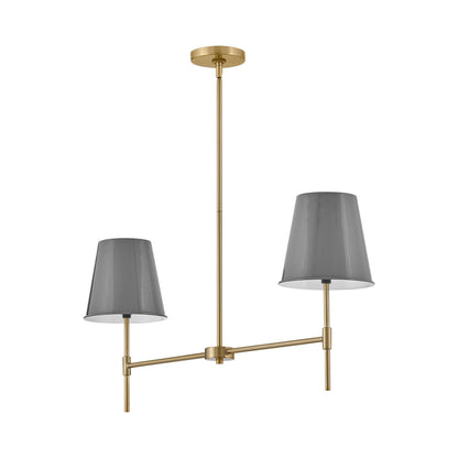 Blake Linear Chandelier in Detail.