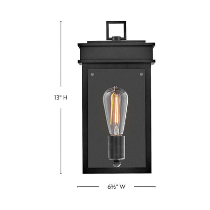 Cole Outdoor Wall Light - line drawing.
