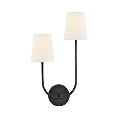 Cora Wall Light in Black (Right).