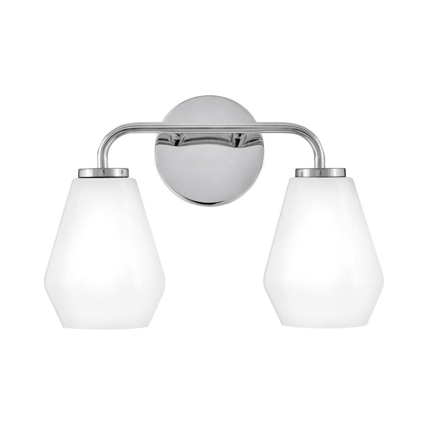 Gio Bath Vanity Light in Chrome (2-Light).