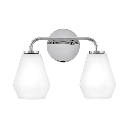 Gio Bath Vanity Light in Chrome (2-Light).