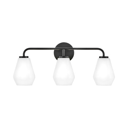Gio Bath Vanity Light in Black (3-Light).