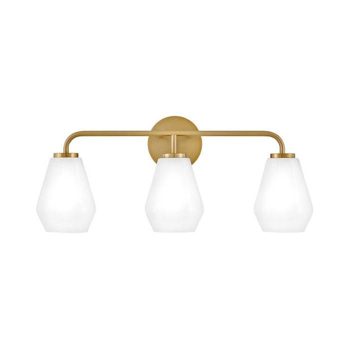 Gio Bath Wall Light in Lacquered Brass (3-Light).