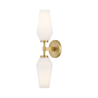 Gio Wall Light in Lacquered Brass.