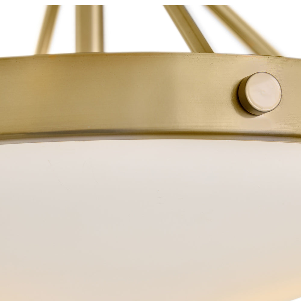 Gus Semi Flush Mount Ceiling Light in Detail.