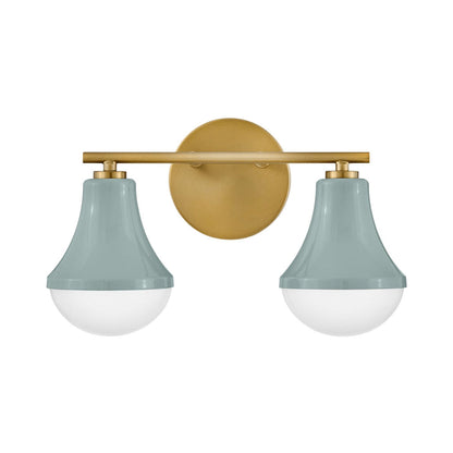 Haddie Bath Vanity Light in Seafoam (2-Light).