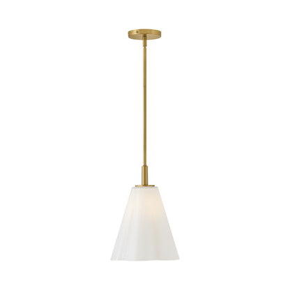 Honey Pendant Light in Lacquered Brass.