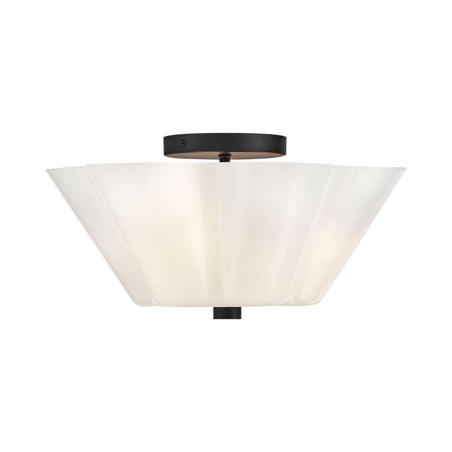 Honey Semi Flush Mount Ceiling Light in Detail.