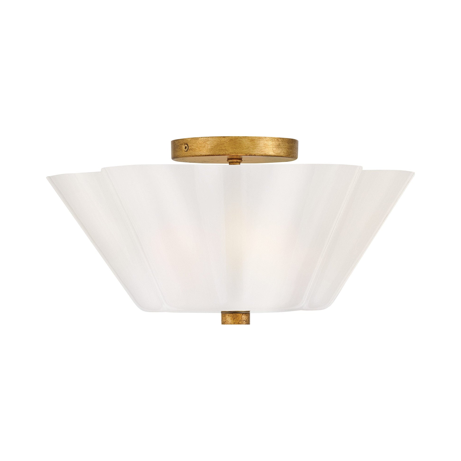 Honey Semi Flush Mount Ceiling Light in Detail.