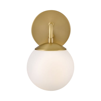 Julep Wall Light in Lacquered Brass.