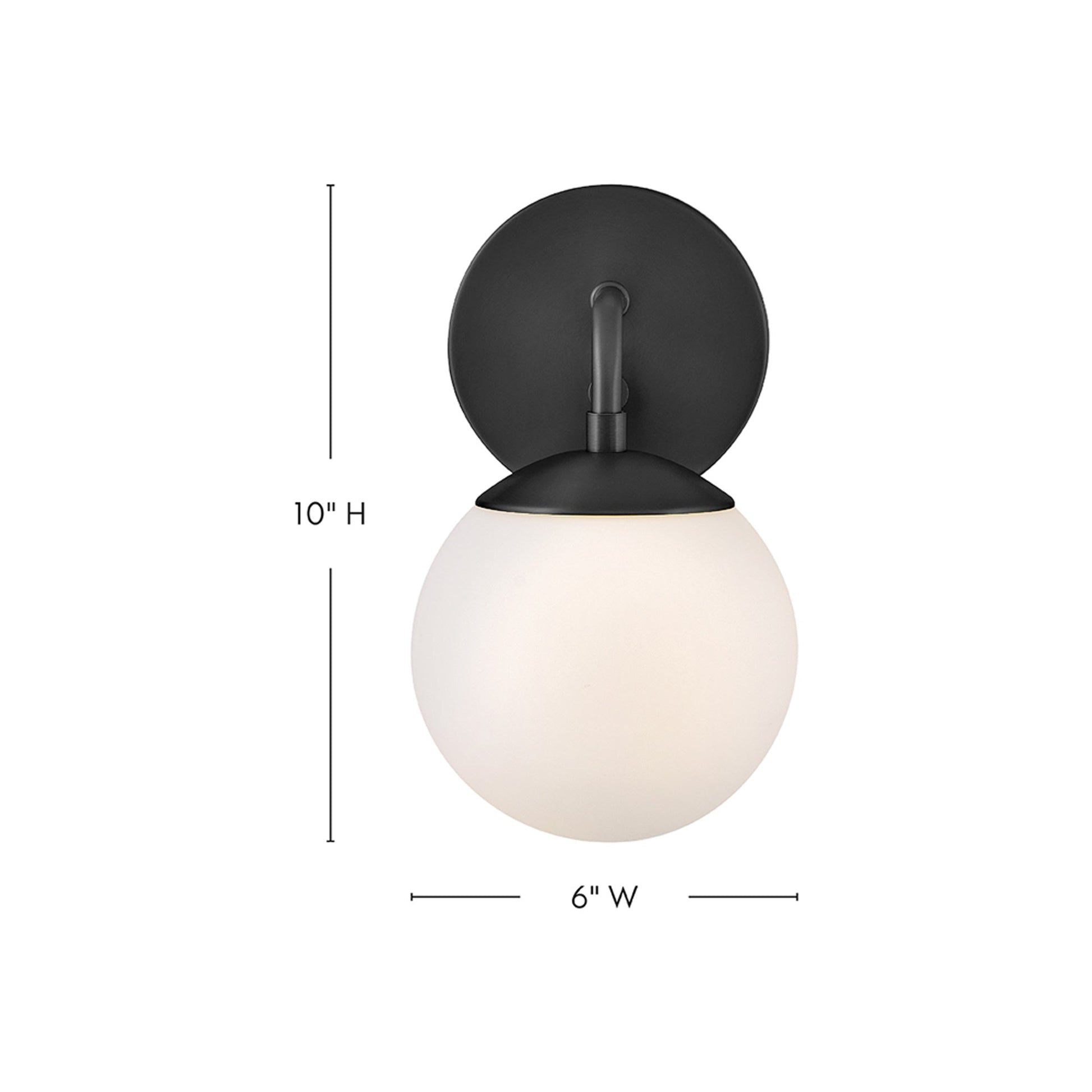Julep Wall Light - line drawing.
