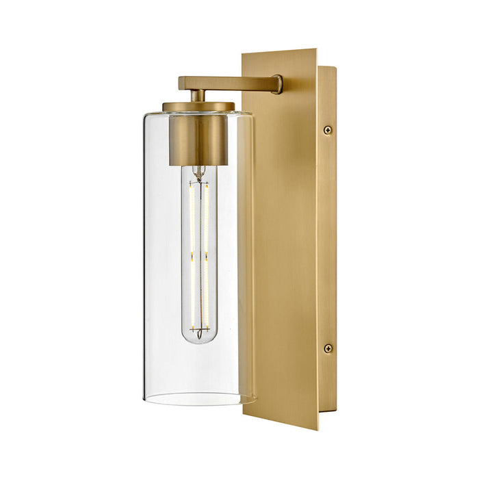Lane Wall Light in Lacquered Brass.