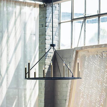 Lazlo Chandelier in living room.