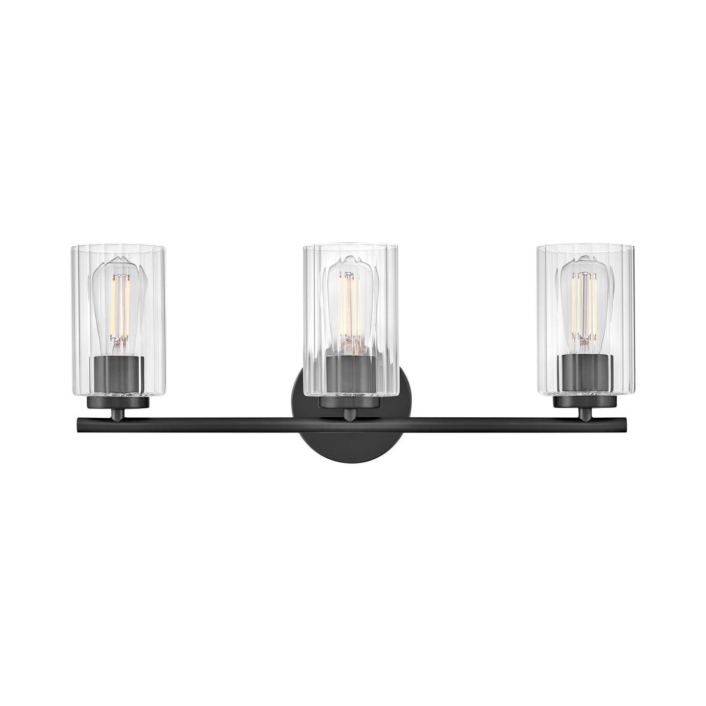 Leta Bath Vanity Light in Black (3-Light).