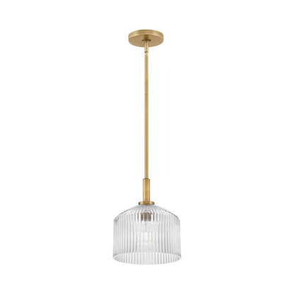 Lisette Pendant Light in Clear Glass.