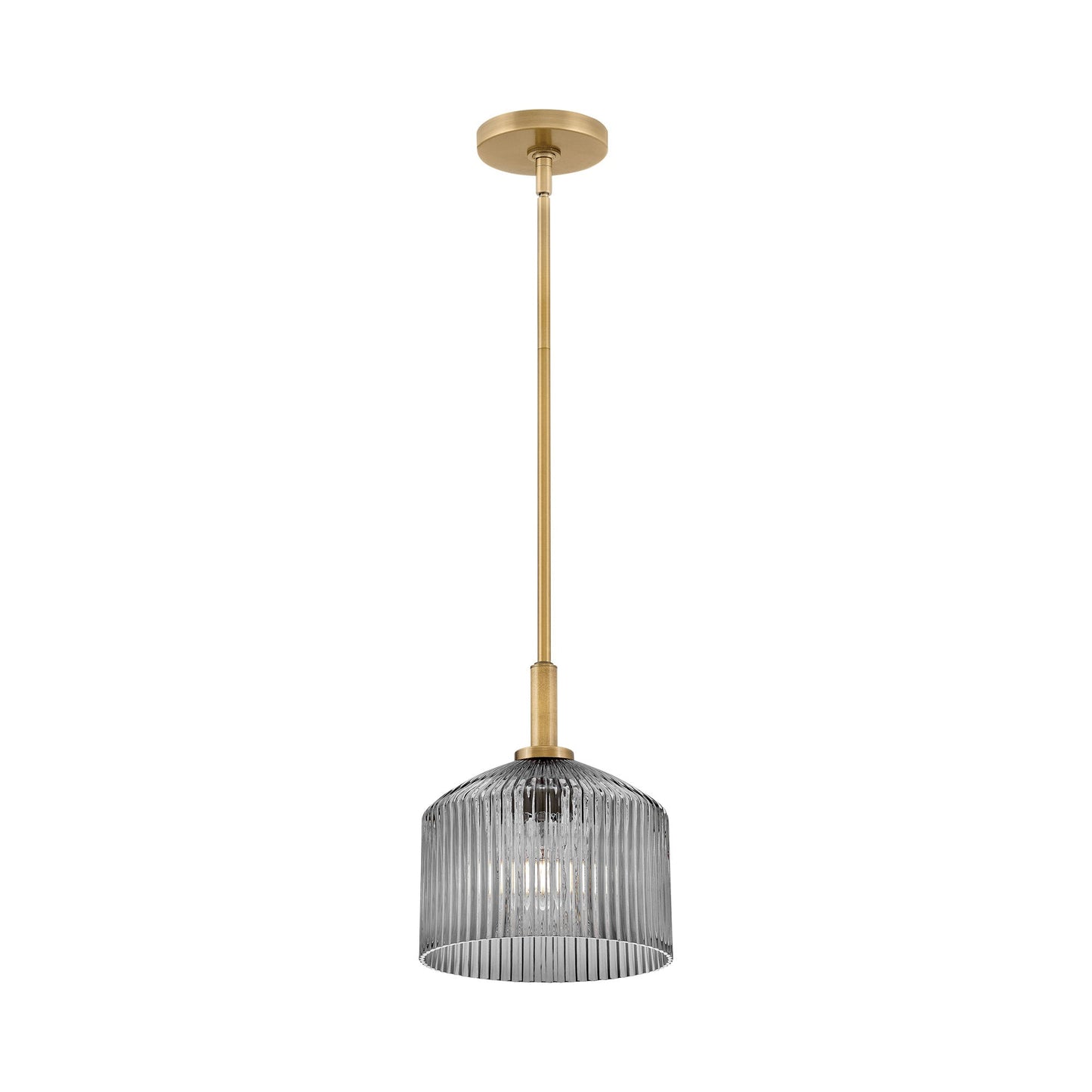 Lisette Pendant Light in Smoked Glass.