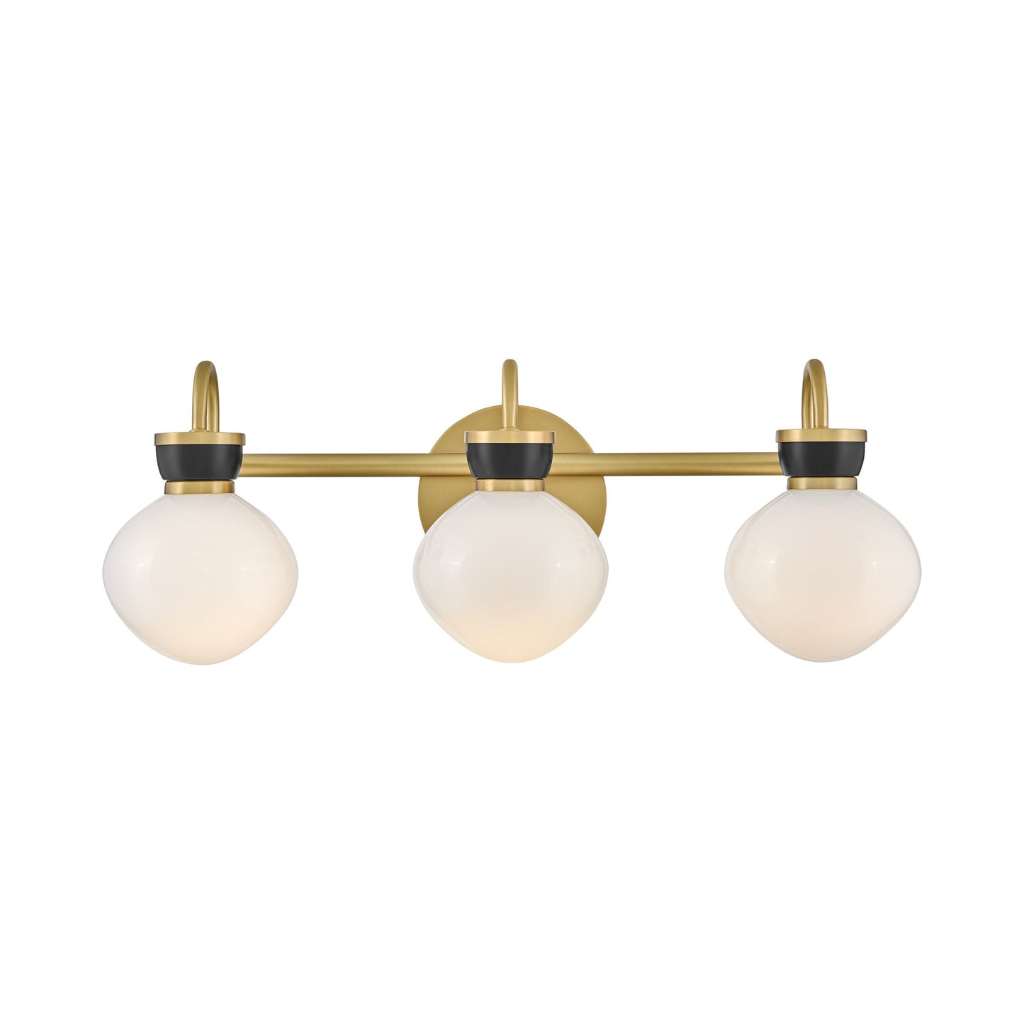 Lucy Bath Vanity Light in Black (3-Light).