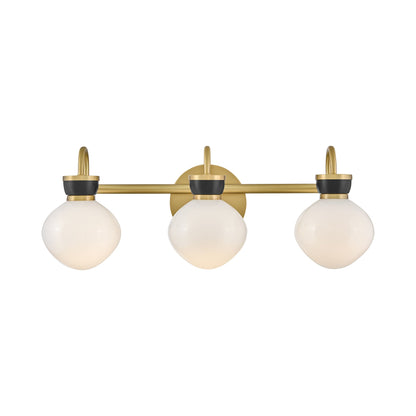 Lucy Bath Vanity Light in Black (3-Light).
