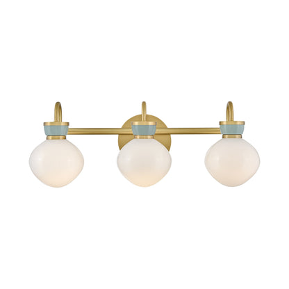 Lucy Bath Vanity Light in Seafoam (3-Light).
