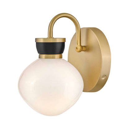 Lucy Bath Wall Light in Black.