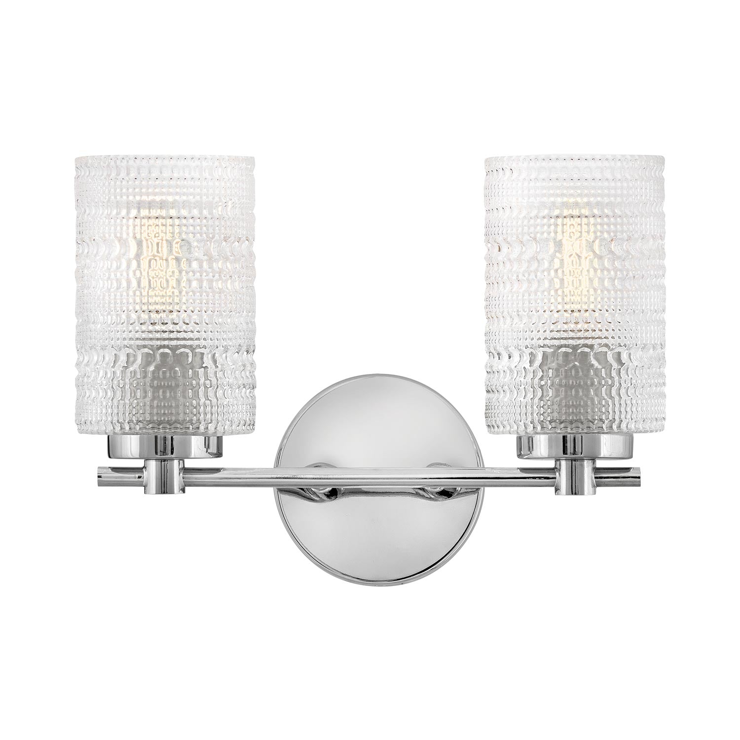 Mabel Bath Vanity Light in Chrome (2-Light).