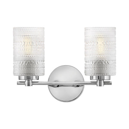 Mabel Bath Vanity Light in Chrome (2-Light).