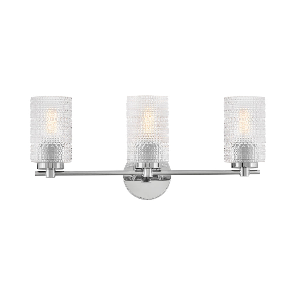 Mabel Bath Vanity Light in Chrome (3-Light).
