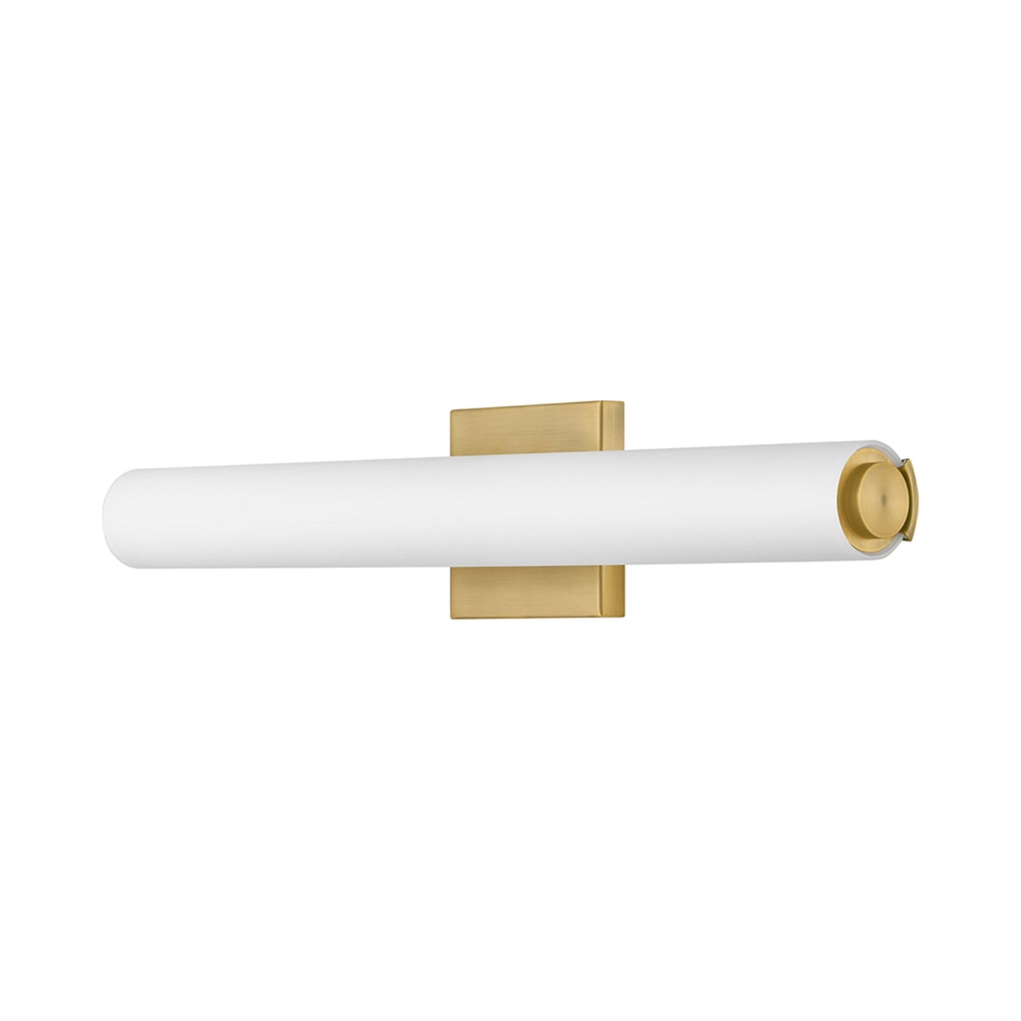 Marti LED Bath Vanity Light in Lacquered Brass.