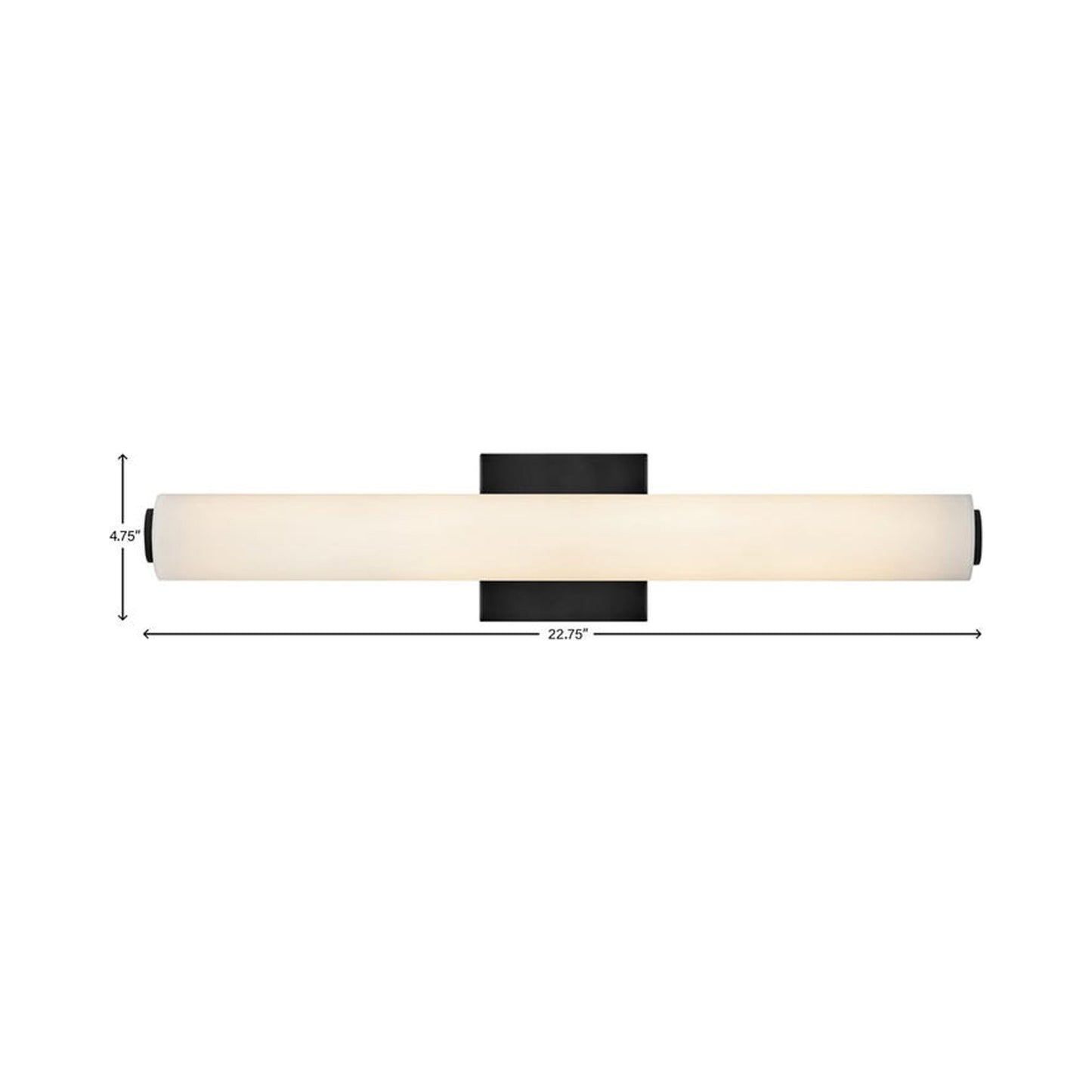 Marti LED Bath Vanity Light - line drawing.