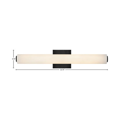 Marti LED Bath Vanity Light - line drawing.