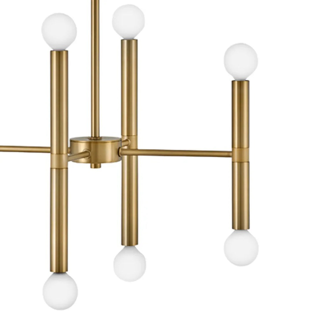 Millie Linear Chandelier in Detail.