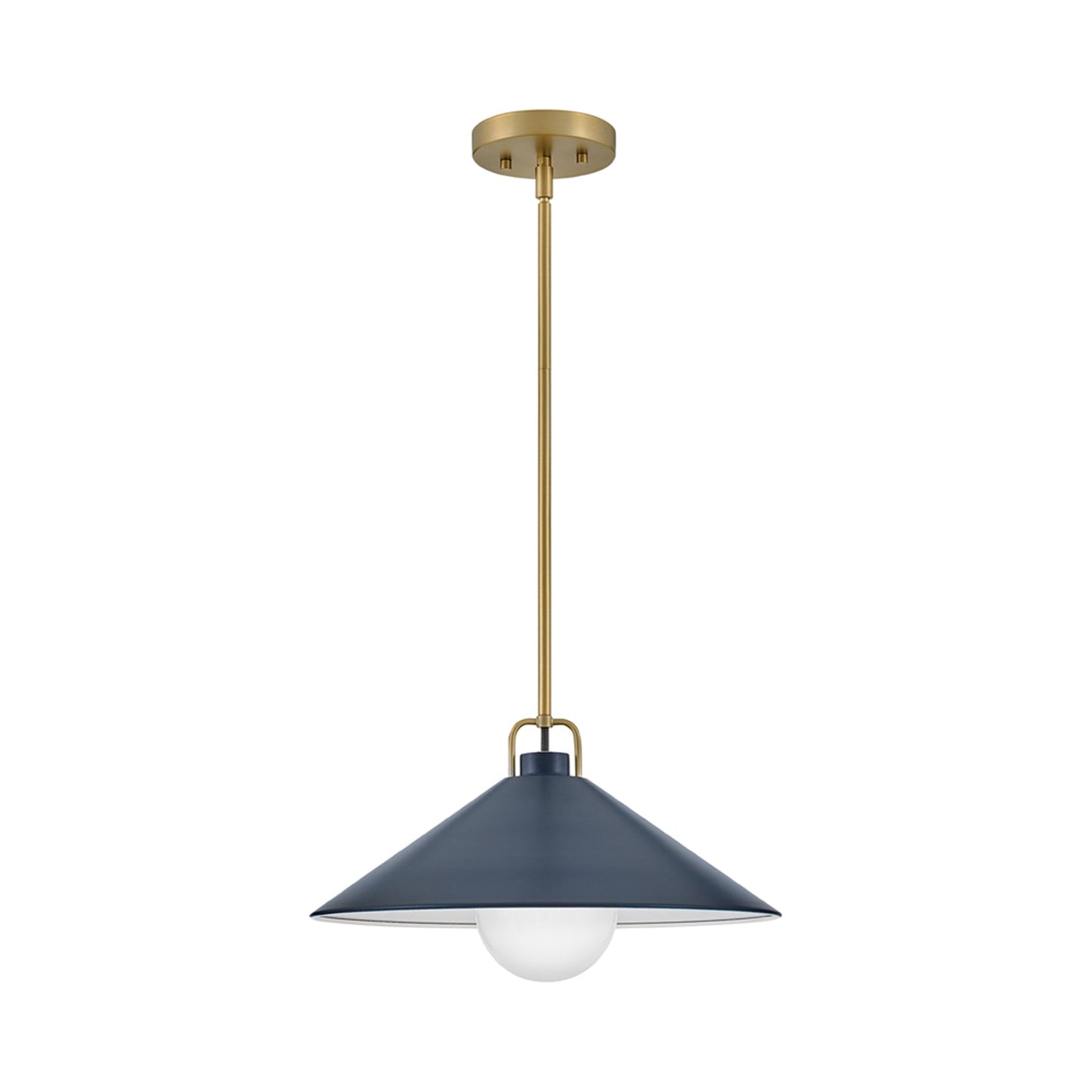 Milo Pendant Light in Matte Navy.