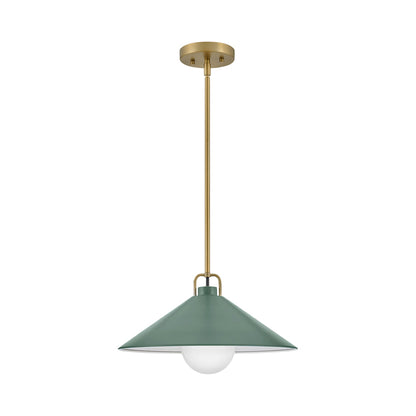 Milo Pendant Light in Sage Green.