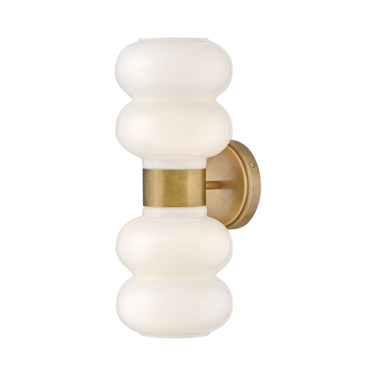 Nadia Wall Light in Lacquered Brass.