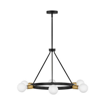 Orla Chandelier in Black (Medium).