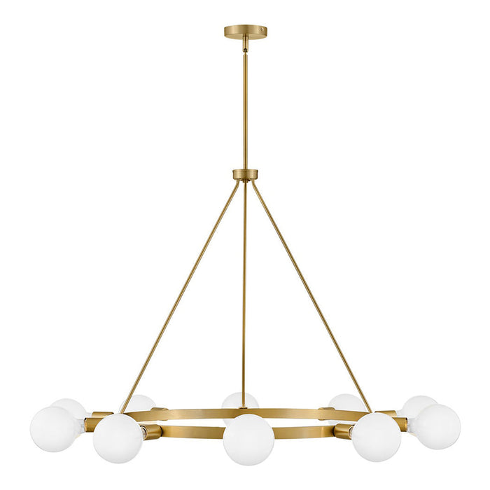 Orla Chandelier in Lacquered Brass (Large).